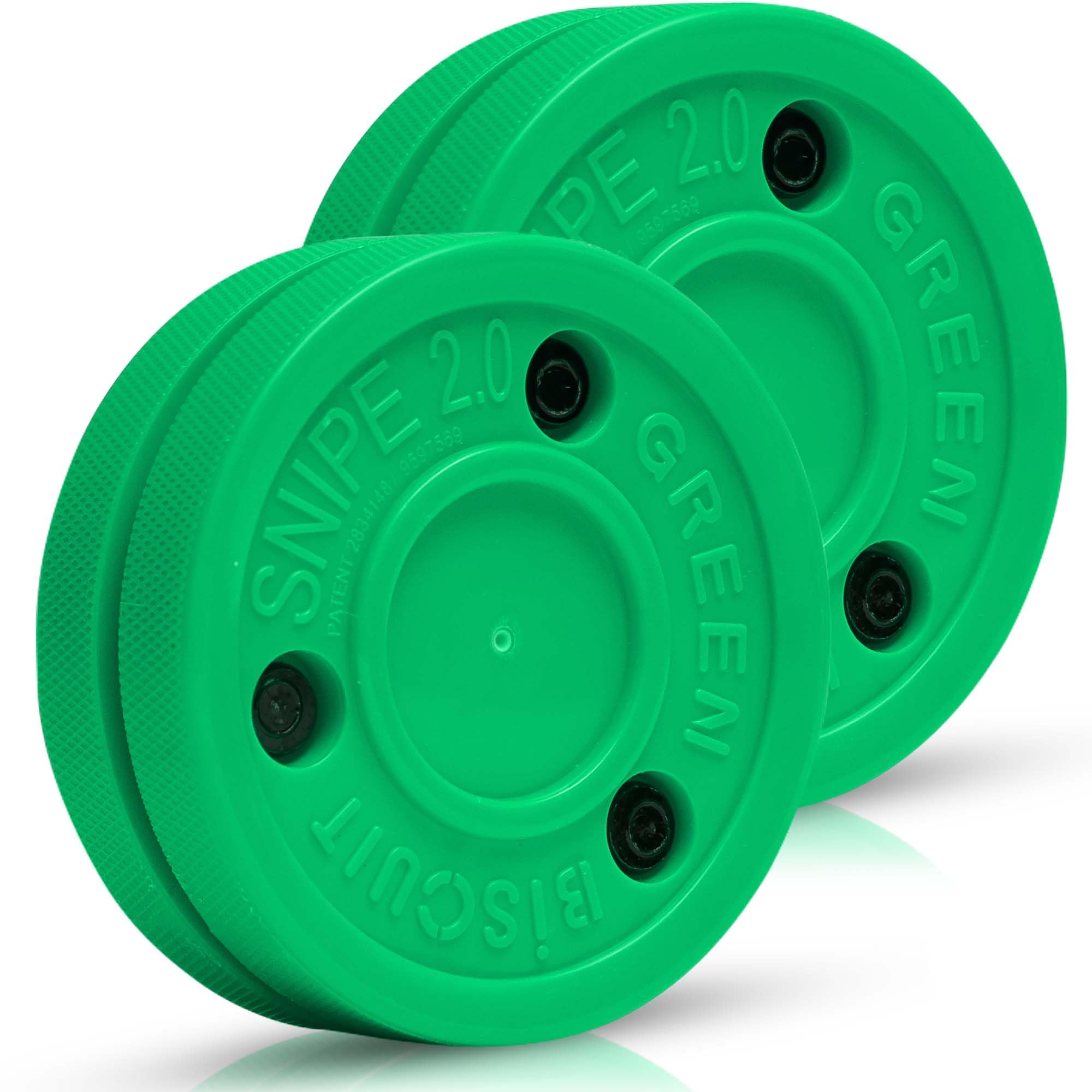 Green Biscuit Off Ice Shooting Pucks