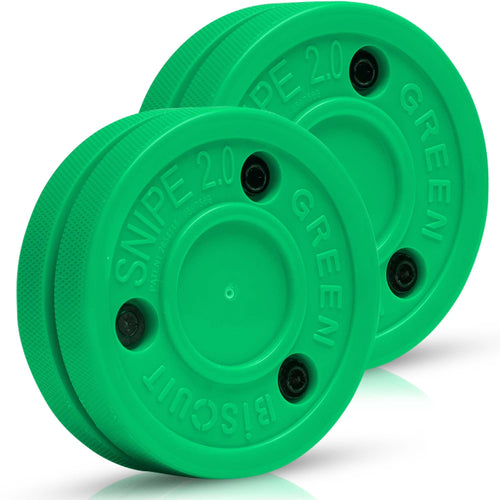 Green Biscuit Off Ice Shooting Pucks